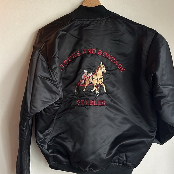 Vintage Embroidered Horse Bomber Jacket - Picture 4 of 4